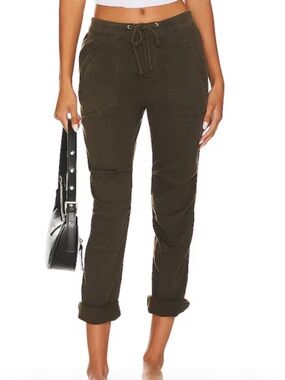 James Perse Women’s Smoky Green Drawstring Casual Pants